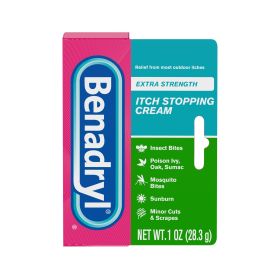 Benadryl Extra Strength Anti-Itch Topical Analgesic Cream; 1 oz