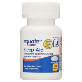 Equate Doxylamine Succinate Sleep-Aid Tablets; 25 mg; 32 Count