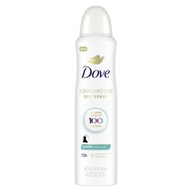 Dove Advanced Care Long Lasting Women's Antiperspirant Deodorant Spray Invisible Sheer Fresh, 3.8 oz